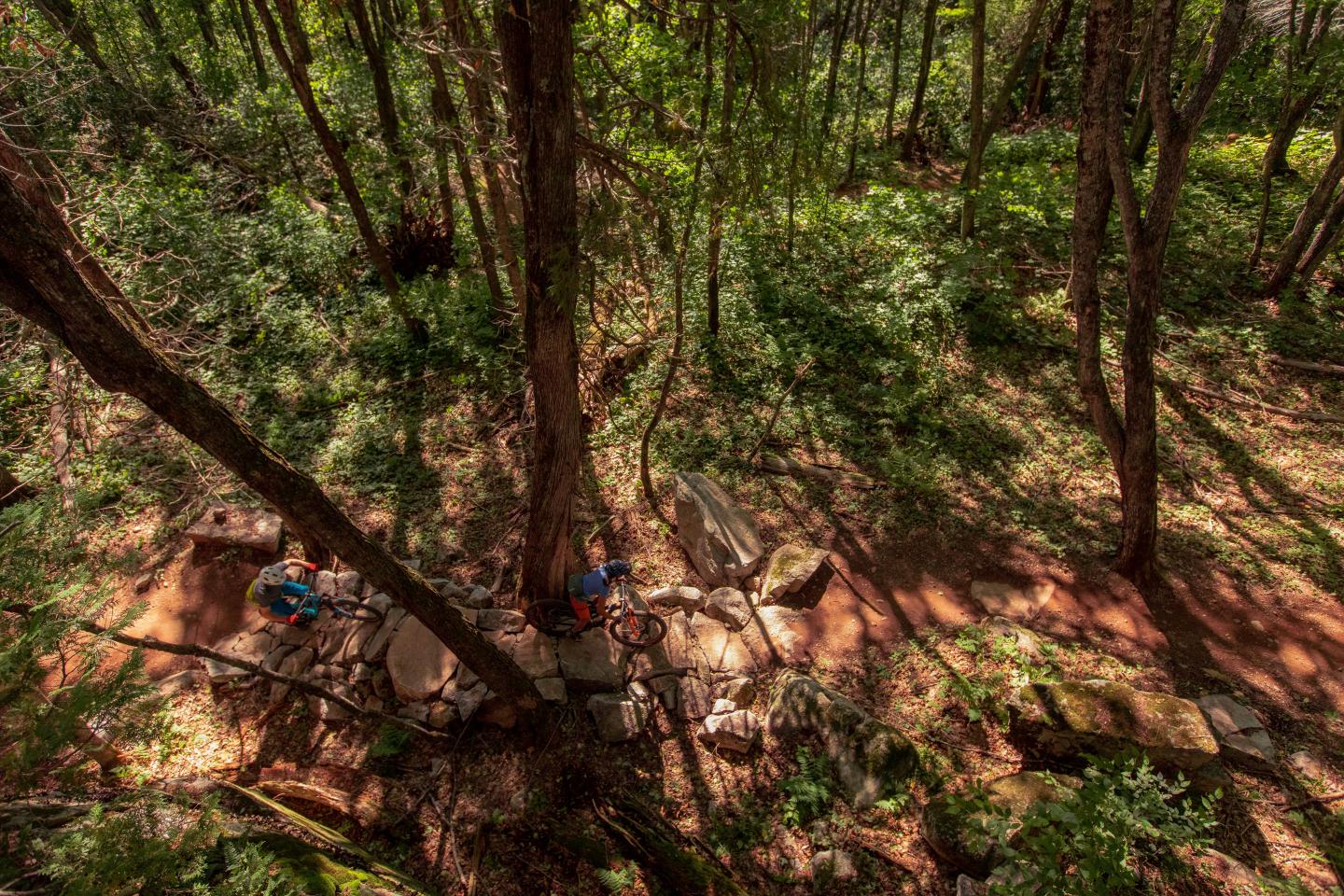 Mountain Biking on rocks